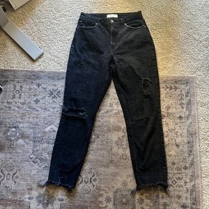 Mom high rise- Abercrombie and fitch